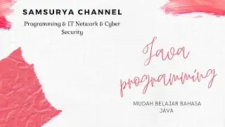 Introduction to Java: Programming and Cyber Security Channel