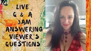 LIVE Q & A with Agnes - 3am cuppa Answering Viewers Questions