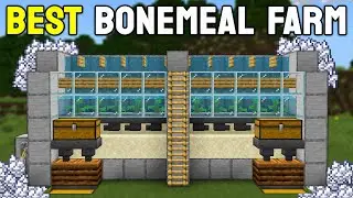 BEST Bonemeal Farm EVER in Minecraft Bedrock 1.21