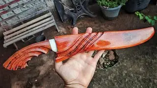 Knife Making - Making a Wooden Sheath