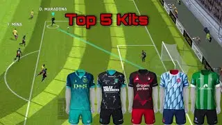 Eredivisie Top 5 Kits in PES 2021 Mobile 