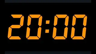 TEMPORIZADOR 20 MINUTOS | Cuenta atrás 20 min