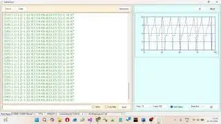 Opening Setting screen, selecting parameters and plotting waveform