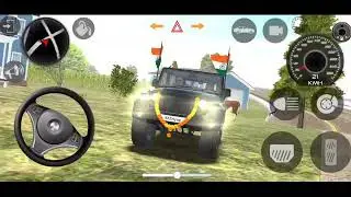 Dollar (song) New black modified Mahindra Thar 😈 || village offroading || (Android gameplay|| 