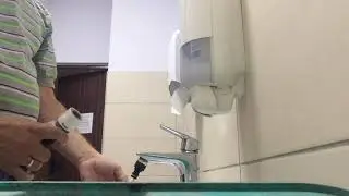 Залив воды в аквариум шлангом из смесителя