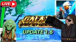 GALAXY DEFENDERS UPDATE 1.6 | NEW CODES & RAID | ROBLOX STARWARS TOWER DEFENSE GAME!!!