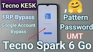 Tecno spark 6go(ke5k) frp remove by Umt/new trick 2024/Gsm Devil/google Account remove umt one click