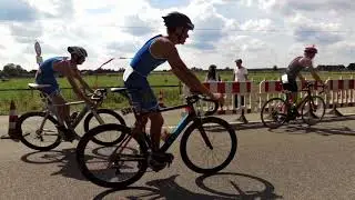 DTU Cup Goch 2018,  kranker Autofahrer auf der Rennstrecke