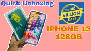 Iphone 13 😁 Quick Unboxing Flipkart big billion days Offer