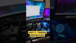 Finding Inspiration, productivity desk #productivity #gamingdesk #intel #hustling
