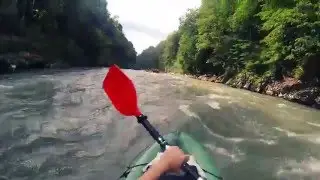 Неудачный спуск на байдарке... fail