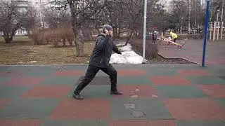Фрагмент скоростного комплекса СЯОЦЗЯЦЗЫ (КУАЙЦЗЯЦЗЫ) тайцзицюань стиля Ян.