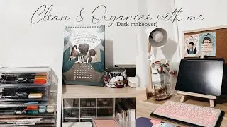 Desk Makeover 2022 ( Clean & Organize with me) 📦🗃💝