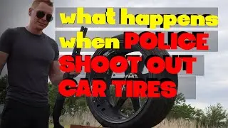 this is what really happens when COPS SHOOT OUT someones TIRE