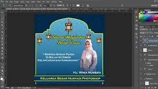 cara membuat ucapan selamat menjalankan ibadah puasa 1441 H | 2020 M