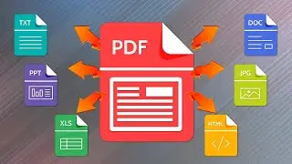 How to Convert PDF to , Powerpoint ,Ms word, Excel and All kind of files  full free in 2020