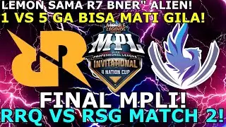 RRQ VS RSG FINAL MPLI MATCH 2! LEMON SAMA R7 DIKEROYOK SATU KAMPUNG JG GA MATI INI SIH!
