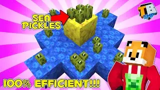 Minecraft » INCREDIBLE SEA PICKLE FARM! « Truly Bedrock SMP [14]