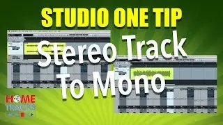 Studio One Tutorial Converting Stereo Track To Mono