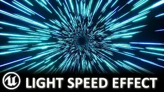 Create a Light Speed Effect in Unreal Engine 5 with Niagara Systems | Tutorial