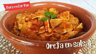 OREJA de CERDO en SALSA | Cómo limpiar y cocer OREJA DE CERDO