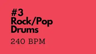 Rock/Pop Drum Loop #3 - 240 bpm