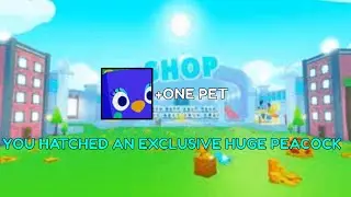I HATCHED THE NEW HUGE PEACOCK!! #biggames #petsimx #nightlord