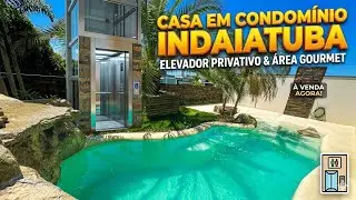Luxury townhouse with elevator and oasis pool | Di Roma Condominium - Indaiatuba/SP