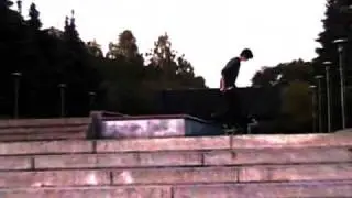 Egor Kaldikov - обучающее видео backfootflip