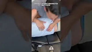 LOUD low back cracks #satisfying #chiropractictreatment