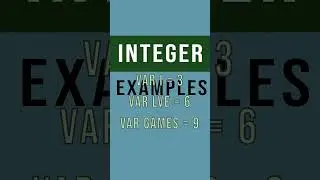 GODOT 4: Variables [Integer, String] GDScript Tutorials