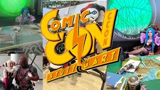 Voller Körpereinsatz beim Shooting! Comic con Stuttgart!