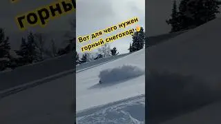 Вот для чего нужен снегоход!!! 