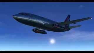 Дедушка 737 Макса. Boeing 737-200 без читов. Circle-to-land в Каслгаре. Полёт по канону.