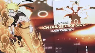 Tutorial Pinch Bulge Like Script- Alight Motion | Amv/Edit
