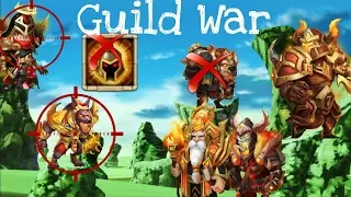 Castle Clash: Guild War top 5 f2p without Minotaur, Drake, pixie and lvl 5+ wg or bw