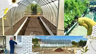 СДЕЛАЛИ ГРЯДКИ В ТЕПЛИЦЕ И НА УЛИЦЕ/ КУПИЛИ НОВЫЕ САЖЕНЦЫ/ ПРЕОБРАЖЕНИЕ ОГОРОДНОГО УЧАСТКА