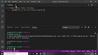 How to print a statement in python - Python tutorial 1