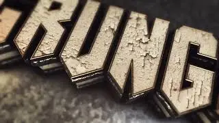 Elegant and grunge epic opener | 3d logo animation
