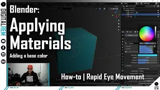 Blender REM | How to Apply Material to an Object
