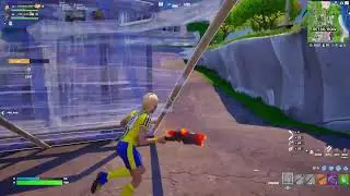 Playing Fortnite