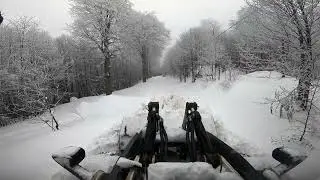 HİDROMEK LOADER KAR CANAVARI iŞ BAŞINDA !!! #keşfet #loader ( SNOW MONSTER!!! HİDROMEK LOADER )