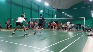 DISTRICT MEN’S DOUBLES  2024 🏆 #badminton #badmintonmatch #badmintontutorials