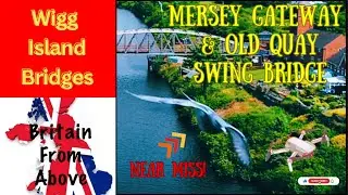 Drone flight over the bridges at Wigg island with a bird strike near miss #bridge #dronevideo #dji