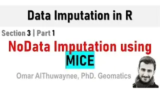 NoData imputation using MICE technique | Data Imputation in R part 3.1