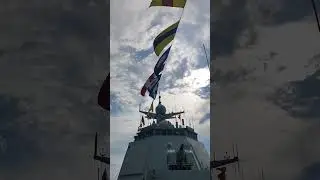 Привет, Петербург сегодня #петербург #travel #питер #вмфроссии #вмф #парадкораблей #китайскийкорабль