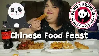 Panda Express Chinese Food Feast Mukbang Eating Show