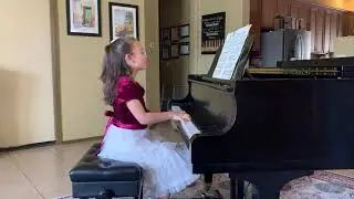 Mozart Sonata in C Major K. 545  I. Allegro - Sophia (age 7)