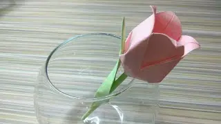 DIY: Тюльпан оригами | Origami Tulips