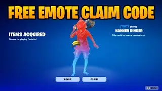 FREE Banana Emote Claim Code | Fortnite Chapter 5